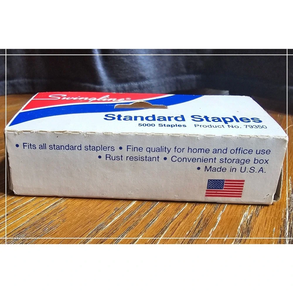 Swingline Standard‎ Staples 5000 Ct Product No 79350 Rust Resistant Made in USA